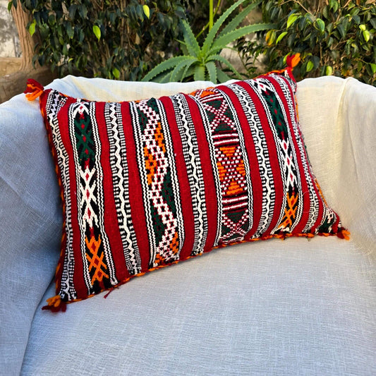 Wool handmade cushion cover