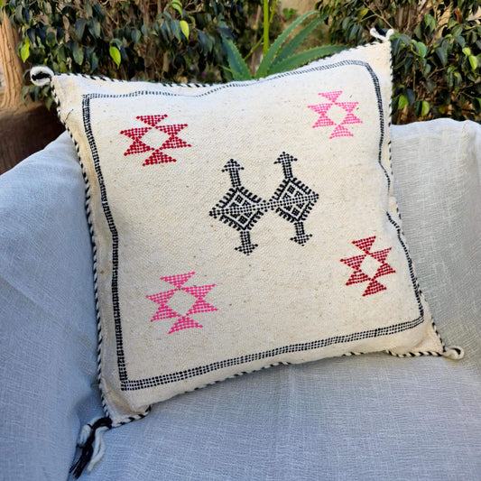 Handmade Moroccan Pillow Cover - Berber wool cushion cover