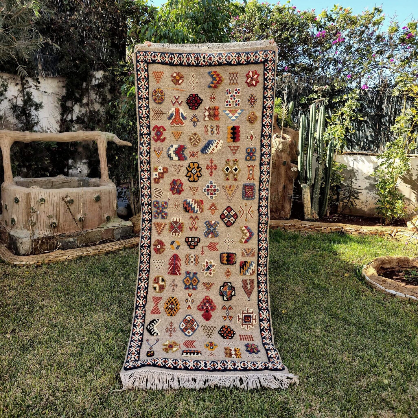 Hallway Berber wool rug